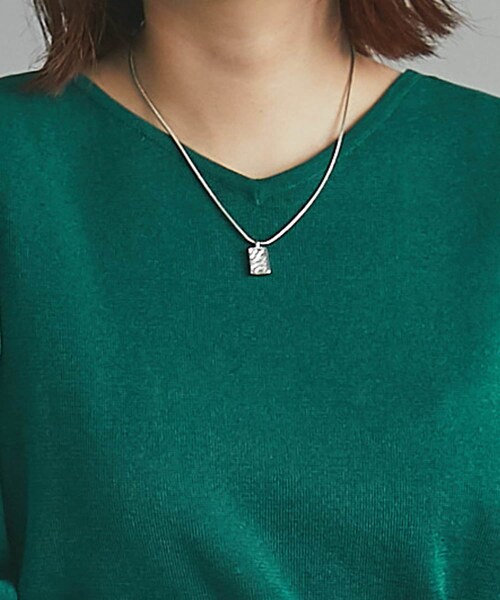 un dix cors（アンディコール）の「《予約》【GOLDY】ナミラインショートネックレス（ネックレス・レディース・ゴールド/シルバー・F）」の2枚目の写真