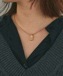 un dix cors | 《予約》【GOLDY】ナミラインショートネックレス(ネックレス)