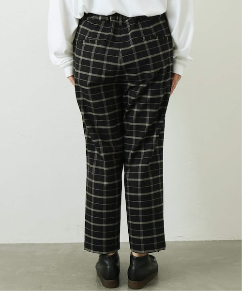 【新品未使用】ジャーナルスタンダードラックス|サキソニーチェック サルエルパンツ JOURNAL STANDARD LUXE（ジャーナルスタンダード ラックス）の