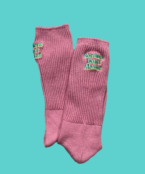 CIAOPANIC（チャオパニック）の「【靴下屋×CIAOPANIC】コラボロゴソックス（ソックス/靴下・レディース・オフホワイト/グリーン/ネイビー/ローズ・ONE）」の2枚目の写真