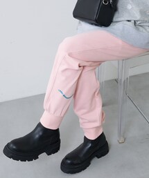 【靴下屋×TYPY】配色スウェットジョガーパンツ