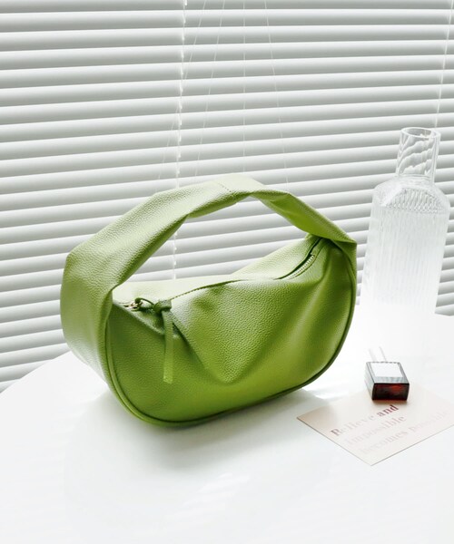 3coins（3coins）の「ハーフムーンバッグ（ショルダーバッグ・レディース・アイボリー/ブラック/ピンク/グリーン・0）」の3枚目の写真