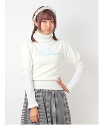 E hyphen world gallery Bon Bon | Ballerina Puff Knit(トップス)