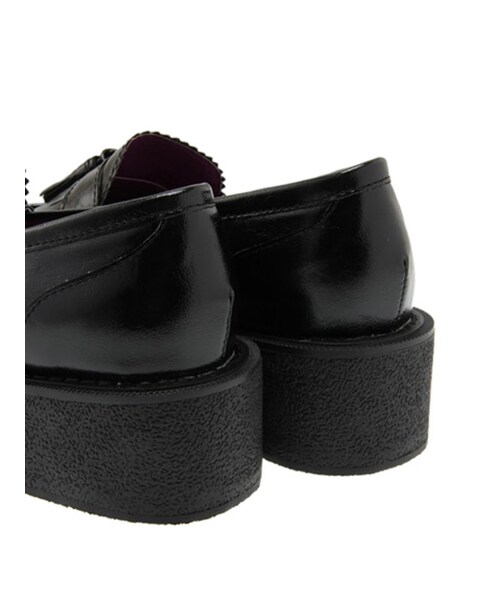 merry jenny（メリージェニー）の「タッセルプラットフォームローファー（シューズ・レディース・ワイン・M/L）」の6枚目の写真