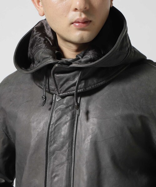 B'2nd（ビーセカンド）の「NCB neat caprice brand(エヌシービーニートカプリスブランド)シープシェルパーカー（ジャケット/アウター・ブラック/チャコール・S/M/XL/L）」の11枚目の写真