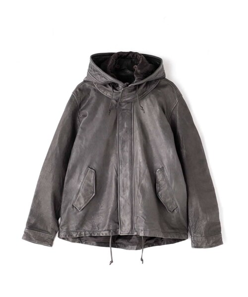 B'2nd（ビーセカンド）の「NCB neat caprice brand(エヌシービーニートカプリスブランド)シープシェルパーカー（ジャケット/アウター・ブラック/チャコール・S/M/XL/L）」の18枚目の写真