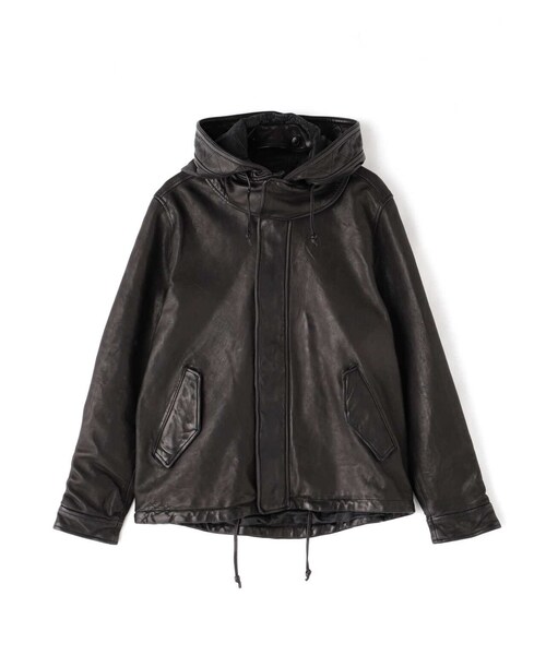 B'2nd（ビーセカンド）の「NCB neat caprice brand(エヌシービーニートカプリスブランド)シープシェルパーカー（ジャケット/アウター・ブラック/チャコール・S/M/XL/L）」の3枚目の写真