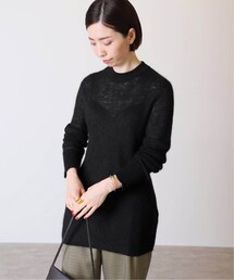 VERMEIL par iena（ヴェルメイユパーイエナ）の「【ATON/エイトン】BABY MOHAIR クルーネックニット（その他）」
