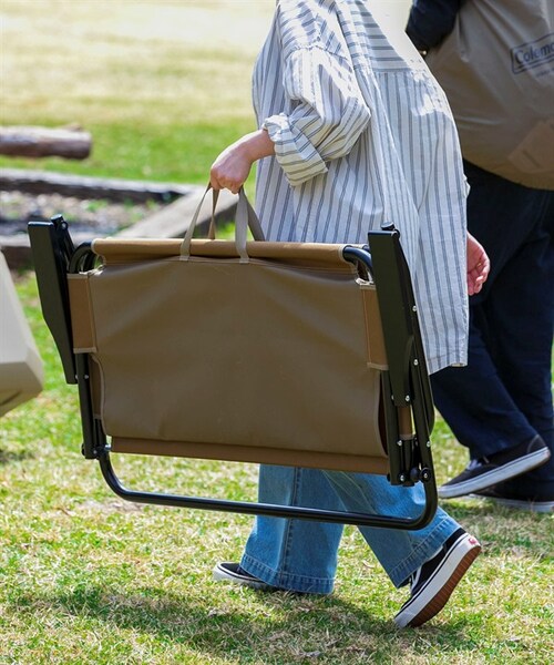 COLEMAN(コールマン)の「【別注】Coleman 輕鬆摺疊長椅(その他・泥棕色・泥棕色)」の4枚目の写真