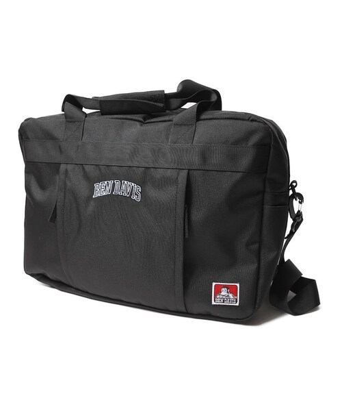 BEN DAVIS（ベンデイビス）の「BDW-8244【LARGE BOSTON BAG】ラージボストンバック（フォーマルスーツ/小物・メンズ・BLACK/GREEN/BLACK/WHITE・FREE）」の3枚目の写真