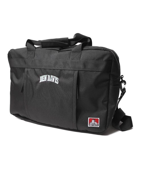 BEN DAVIS（ベンデイビス）の「BDW-8244【LARGE BOSTON BAG】ラージボストンバック（フォーマルスーツ/小物・メンズ・BLACK/GREEN/BLACK/WHITE・FREE）」の2枚目の写真
