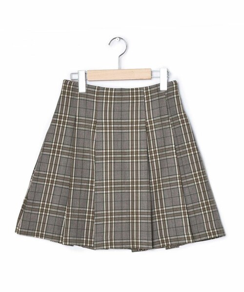 w closet(ダブルクローゼット)の「★先行予約★【セットアップ対応】プリーツミニスカート【9月上旬入荷】(スカート・レディース・ベージュ/ブラック/グレンブラウン・FREE)」の6枚目の写真