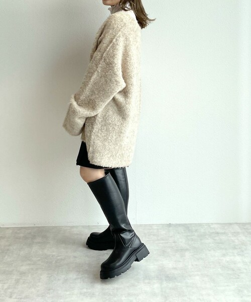 w closet(ダブルクローゼット)の「★先行予約★【セットアップ対応】プリーツミニスカート【9月上旬入荷】(スカート・レディース・ベージュ/ブラック/グレンブラウン・FREE)」の17枚目の写真