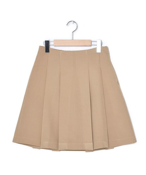 w closet(ダブルクローゼット)の「★先行予約★【セットアップ対応】プリーツミニスカート【9月上旬入荷】(スカート・レディース・ベージュ/ブラック/グレンブラウン・FREE)」の4枚目の写真