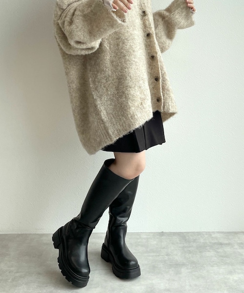 w closet(ダブルクローゼット)の「★先行予約★【セットアップ対応】プリーツミニスカート【9月上旬入荷】(スカート・レディース・ベージュ/ブラック/グレンブラウン・FREE)」の21枚目の写真