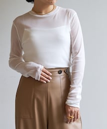 Whim Gazette | 【La nature linge】シアーチュールプルオーバー(Tシャツ/カットソー)