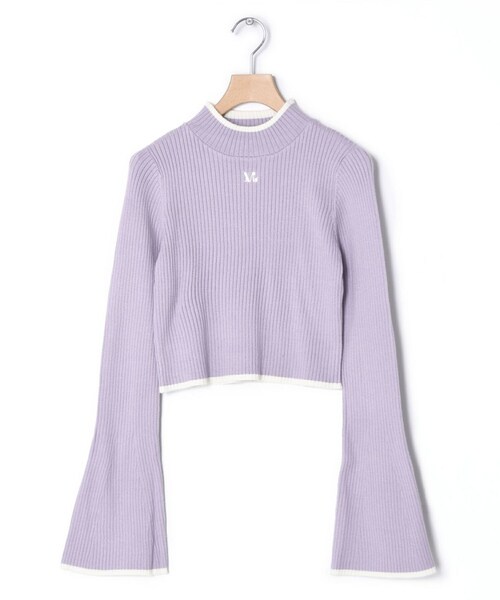 w closet（ダブルクローゼット）の「★先行予約★リブフレアスリーブハイネックプルオーバー【9月下旬入荷】（トップス・レディース・オフホワイト/サックス/ブラック/オフ/クロ・FREE）」の6枚目の写真