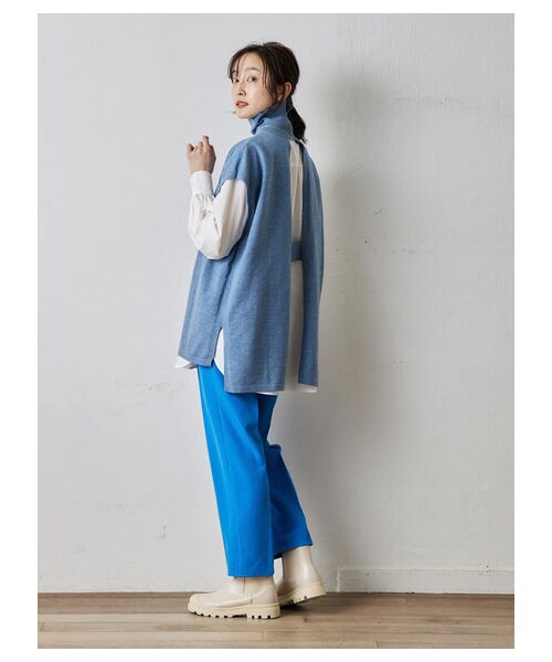 Green　Parks（グリーンパークス）の「きれいシルエットパンツ（パンツ・ブラック/ピンク/ベージュ/グリーン/ブルー・S/M/L）」の3枚目の写真