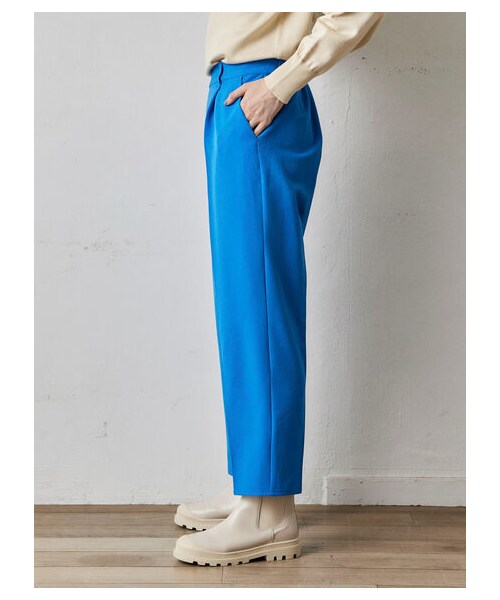 Green　Parks（グリーンパークス）の「きれいシルエットパンツ（パンツ・ブラック/ピンク/ベージュ/グリーン/ブルー・S/M/L）」の5枚目の写真