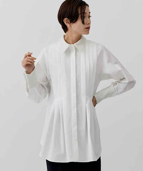 city（シティ）の「メッシュレースコンビタックシャツ（シャツ 