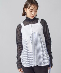 UN3D.（アンスリード）の「WAVE LINE GATHER CAMISOLE（シャツ