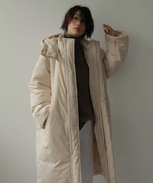 ETRE TOKYO フーディパディングロングコート 美品 ETRE TOKYO（エトレトウキョウ）の「フーディパディングロングコート