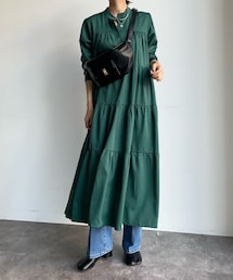 DouDou | 【WEB限定】ティアードワンピース(ワンピース)