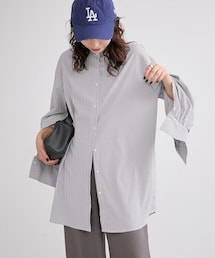 CIAOPANIC TYPY | オープンスリーブチュニックオーバーシャツ(シャツ/ブラウス)