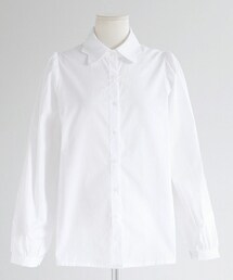 DHOLIC | ウェーブカラーホワイトシャツ(シャツ/ブラウス)