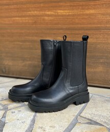 Chez toi | トラックソールミドル丈ブーツ(ブーツ)