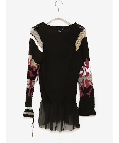 WALL（ウォール）の「【一点もの】《Yusho Kobayashi》Ribbon Cardigan 