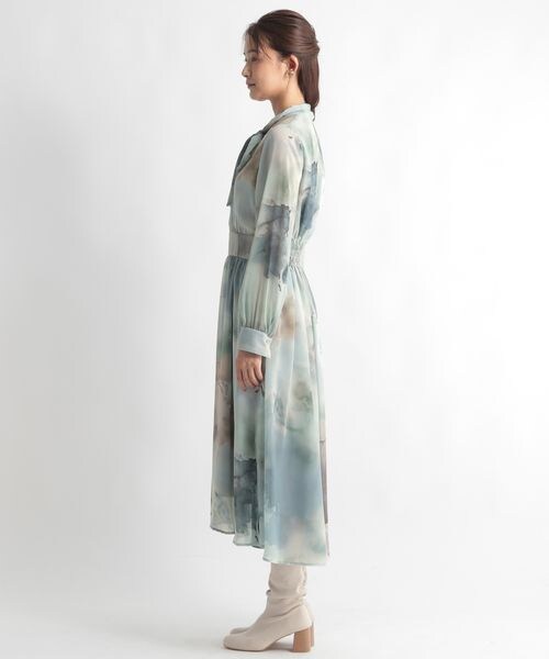 新品タグ付☆ Andemiu inkart ボウタイワンピース Andemiu（アンデミュウ）の「InkArtボウタイワンピース（）」 - WEAR