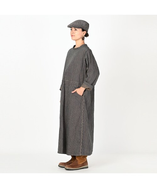 45R（フォーティファイブアール）の「モンブラウンヒッコリーのドレス