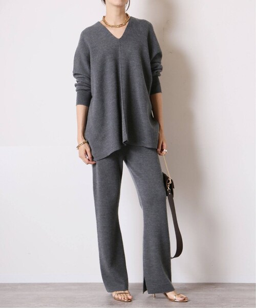 美品 Muse ドゥーズィエムクラス Vネック プルオーバー ニット MUSE de Deuxieme classe（ミューズデドゥーズィエムクラス）の