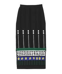 UN3D. | MIX DOT JACQUARD KT SK【セットアップ着用可能】(スカート)