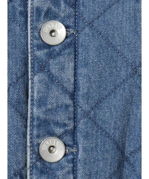 GYDA（ジェイダ）の「【セットアップ着用可】ボアCOLLAR QUILTINGショートGジャン（ブルゾン・アイスブルー/インディゴ・F）」の22枚目の写真