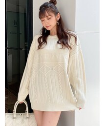 GYDA | CLOUD NINE ケーブルニットトップス(ニット/セーター)