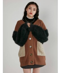 MURUA | オーバーボリュームニットカーデ(カーディガン/ボレロ)