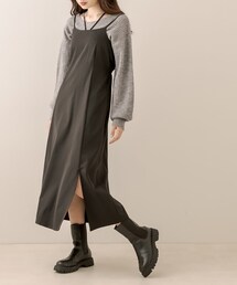 OLIVE des OLIVE | ニット×キャミソールワンピセット(ワンピース/ドレス)