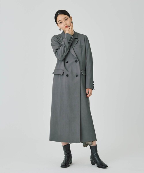 WEB限定】2wayウールロングコートのこだわりPOINT - UNITED TOKYO 