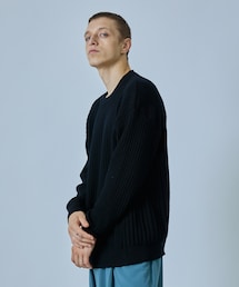 ウォッシャブルテクスチャードニット