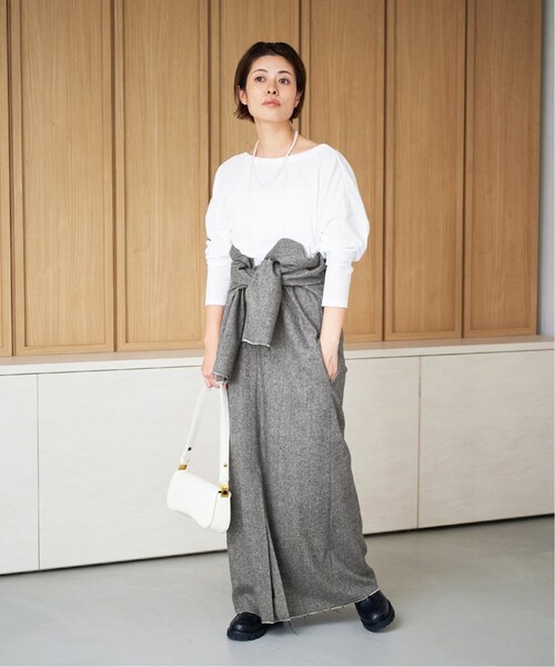 新品未使用　Plage プラージュ　spun フカV ワンピース plage（プラージュ）の「《予約》Homespun フカV ワンピース（）」 - WEAR