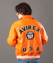 AVIREX | LIGHT SIGNATURE VARSITY JACKET / ライト シグネチャー ヴァーシティ ジャケット(ジャケット/アウター)