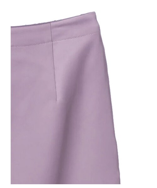 Green　Parks（グリーンパークス）の「サテンナロースカート（スカート・ブラック/グレーベージュ/パープル・F）」の9枚目の写真