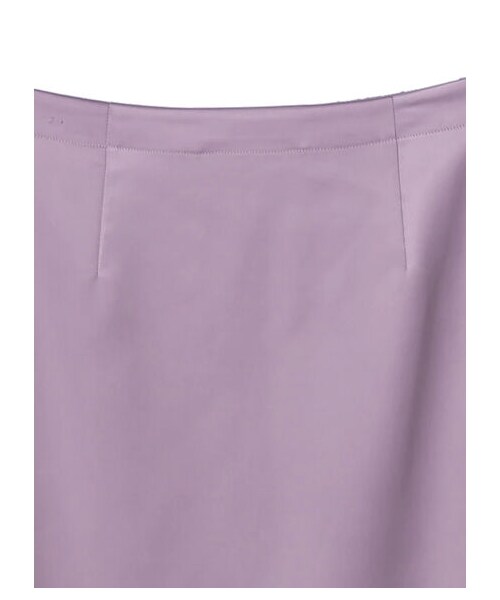 Green　Parks（グリーンパークス）の「サテンナロースカート（スカート・ブラック/グレーベージュ/パープル・F）」の8枚目の写真