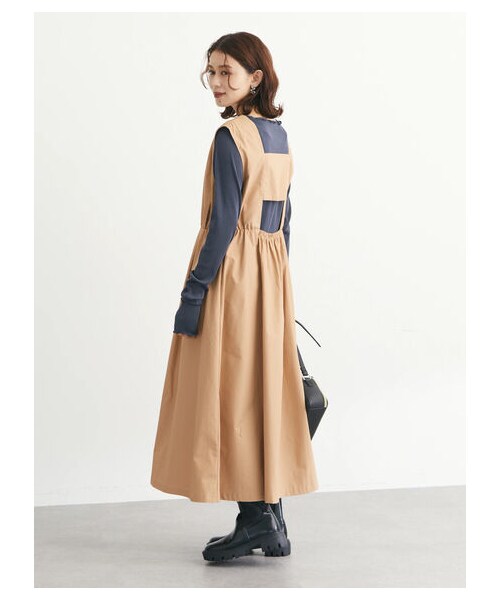 Green　Parks（グリーンパークス）の「・Petit Fleur プリーツプルオーバー（トップス・オフホワイト/チャコールグレー/ベージュ/カーキ・F）」の14枚目の写真