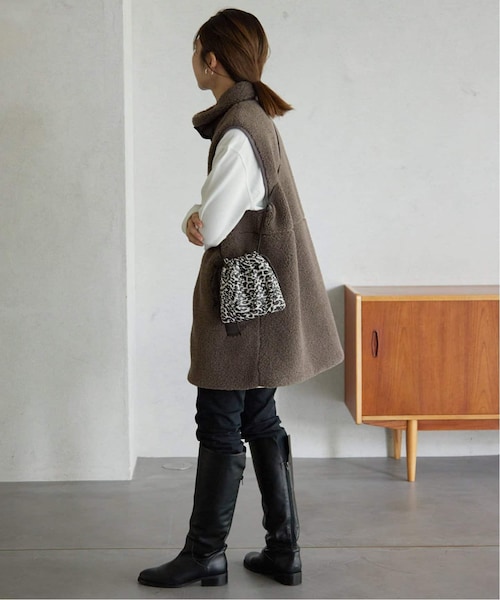 【美品】SLOBE  IENA  ECOPEL ボアベスト ECOPELボアベスト | スローブ イエナ(SLOBE IENA) | マルイ