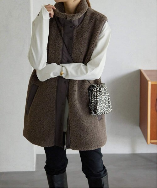 SLOBE IENA（スローブイエナ）の「《予約》ECOPELボアベスト（）」 - WEAR