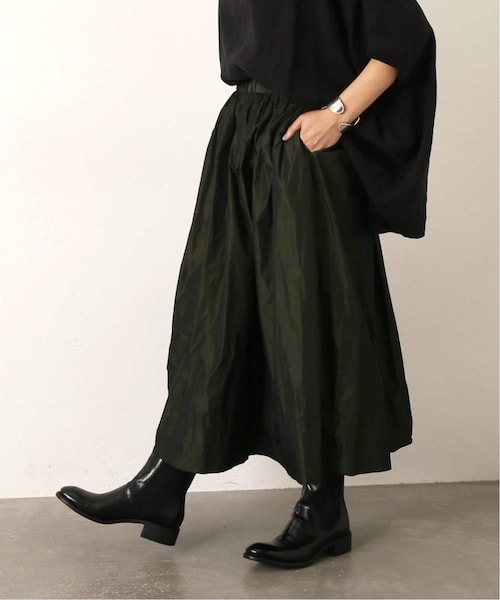 journal standard luxe メモリータフタ ギャザースカート JOURNAL STANDARD LUXE（ジャーナルスタンダード ラックス）の「《追加