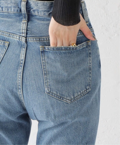 plage（プラージュ）の「セイヒンカコウセンタープレスデニムパンツ